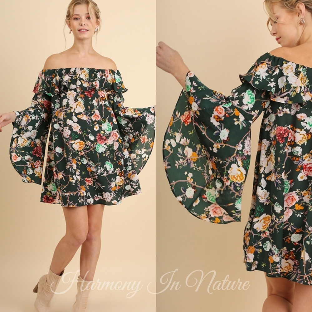 LAST Bell Sleeve Dress - Picture 5 of 5